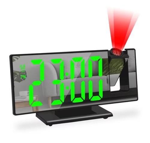 Sveglia digitale led usb con - a,