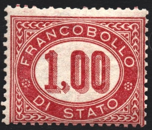 Italia regno 1875 - 1875, servizio