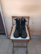 Stivaletti Boots Fornarina Borchie Lacci Black Casual Moda Streetwear Fashion 38