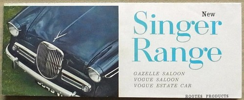 Brochure vendita auto singer - brochure,