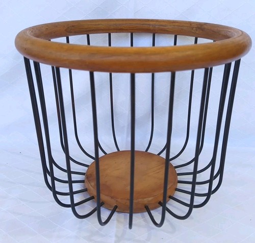 Portafiori metallo legno