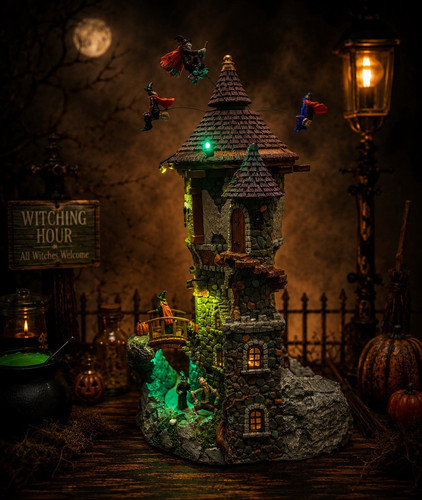 Lemax spooky town witch - spooky,