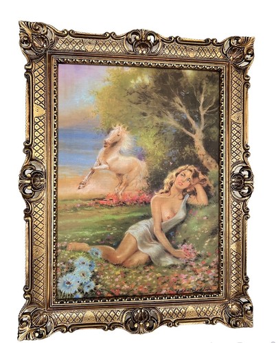 Quadro con cornice - oro,