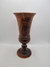 Vaso fiori legno ulivo tornito