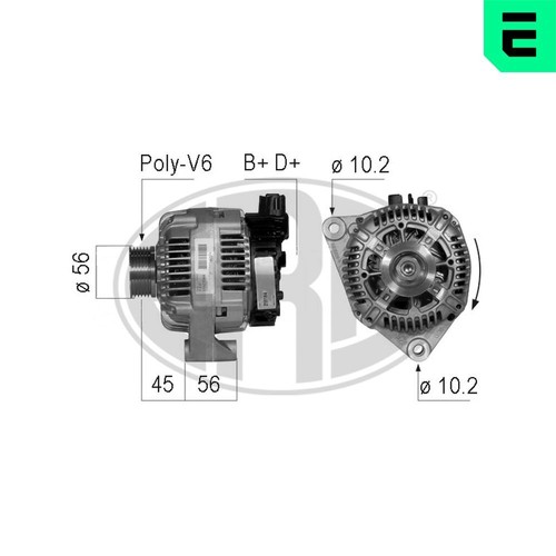 Generatore alternatore era - alternatore,
