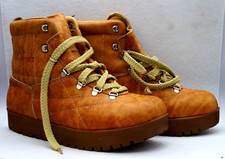 Stivali GARMONT Vintage 7½ - 40 - Marroni Pelle Escursionismo Scarpe Alpinismo