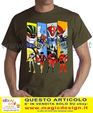 t-shirt gonagai anime manga goldrake jeeg mazinga tshirt manica corta e lunga
