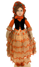 Antica bambola vintage 20"