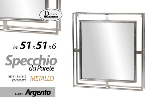 Specchio parete quadrato - parete,