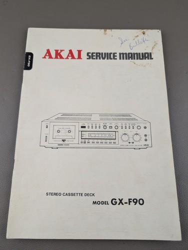 Akai model f90 stereo - model, gx-f90
