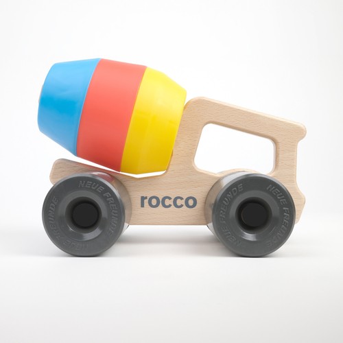Rocco betoniera con stampi