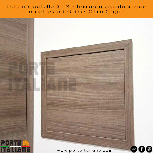 Botola sportello slim filomuro - sportello,