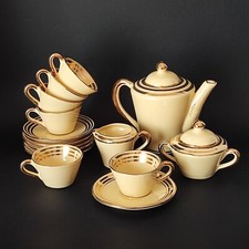 Servizio da caffè in maiolica - ICAP di Gualdo Tadino - anni '50 (cod. 1738)