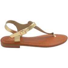 Sandalo basso oro infradito in