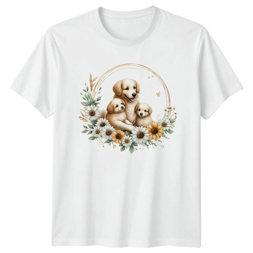 Shirt cuccioli golden - t-shirt,