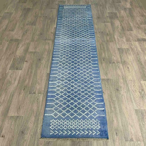 Tappeto berbero marocchino blu