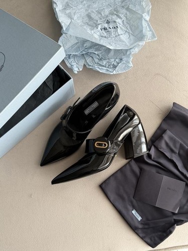 Scarpe donna prada tacco nero - donna,