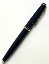 Montblanc n.24 penna stilografica nera vintage senza inchiostro leggera usura