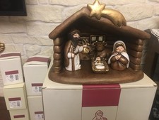 Thun Presepe Giubileo Capanna + Sacra Famiglia + Bue E Asinello