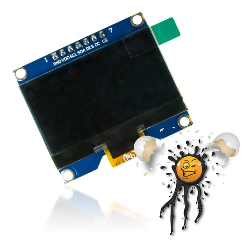 Ssd1309 spi driver 7 pin - 1,54,