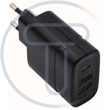 Alimentatore USB 5V 3A con 2