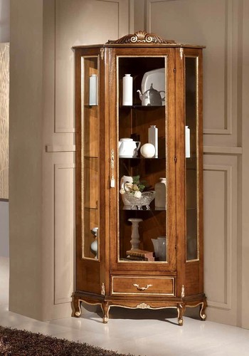 Vetrina angoliera legno - in,