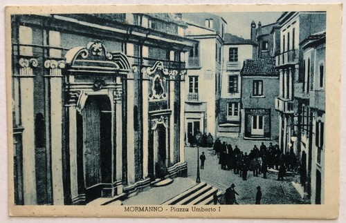 Cartolina mormanno piazza - cartolina,