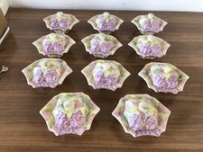 Stock 11 Scatole Barattoli In Ceramica Italiana Dipinto A Mano Stile Acquerello