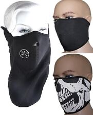 Maschera Semimaschera neoprene Nero Felpata Snowboard SWAT Bike Sci Moto Softair
