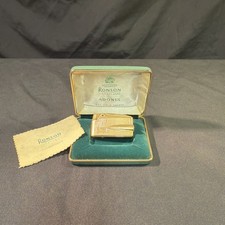 Ronson varaflame adonis - ronson, 9ct