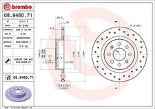 BREMBO 08.9460.71 Brake Disc for ABARTH