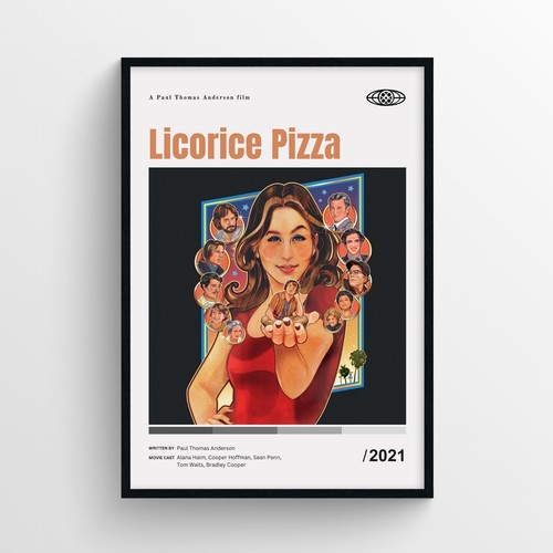 Stampa poster film pizza