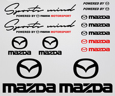 Kit adesivi Powered by Mazda Sports Mind Mazda6 CX7 RX8 RX8 tuning MX5
