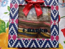 SCIARPA DONNA RIGATA el CHARRO mai usata con etichetta