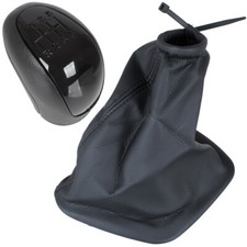 POMELLO LEVA DEL CAMBIO 6+R NERO + CUFFIA PER MERCEDES SPRINTER 906 VITO VIANO