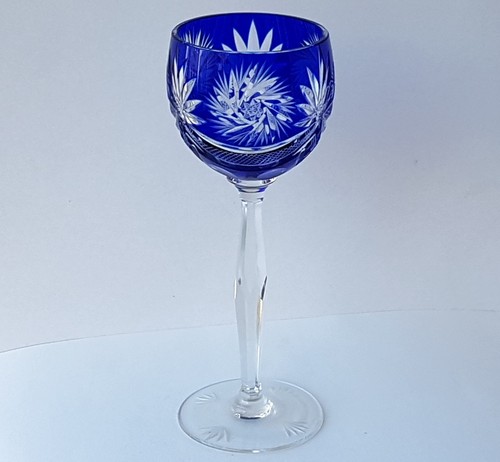 Vino vetro cammeo blu - vetro,