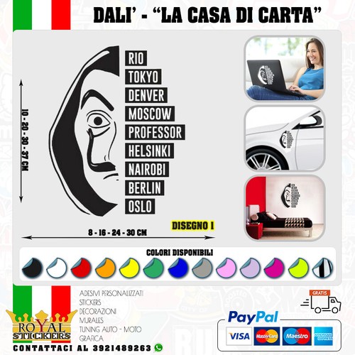 Adesivo casa carta - la,
