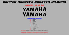 KIT COPPIA  ADESIVI SCRITTA YAMAHA   per T MAX 500-530-560 YAMAHA tmax MOTO
