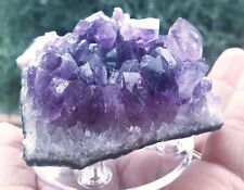 MINERALE AMETISTA BRASILE Cod. 02-PESO Gr. 226-Cm. 7,00x6.00x3,40-con Supporto-