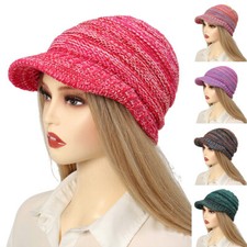 Cappelli Casual Da Donna Cappelli Caldi Cuciture Per Esterni Cappello ☆
