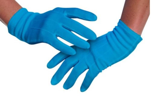 Guanti costume lady gaga - gaga, blu