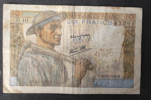 Francia banconota 10 - banconota, da