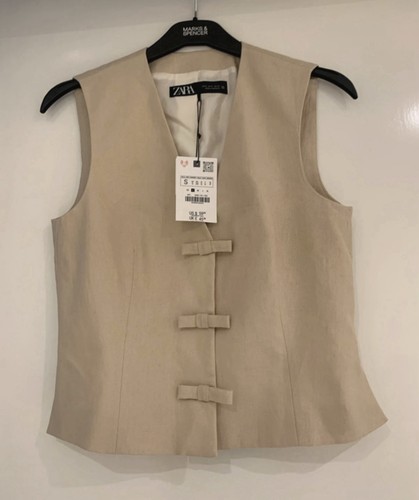 Gilet zara beige - zara, lino
