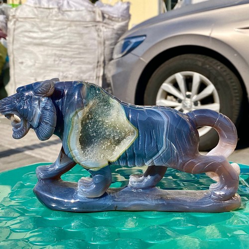 Agate hand carved - carved, animal
