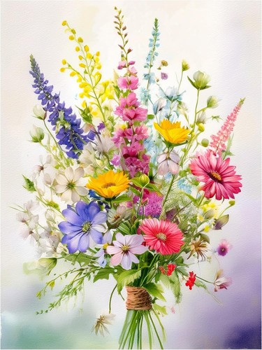 Piastrella murale fiori