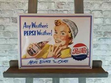 Insegna smaltata PEPSI