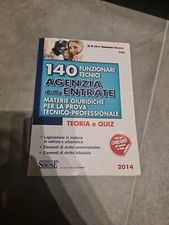 140 Funzionari tecnici Agenzia delle Entrate Teoria E Quiz Con Fogli Appunt