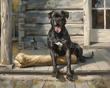 8x10 Matte Print Happy Cane