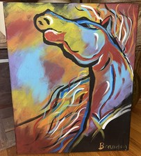 BELLISSIMO, dipinto a mano su