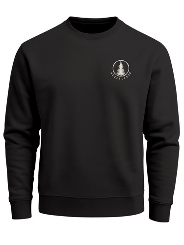 Felpa uomo minimal tree logo - felpa,